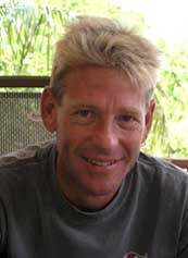 Edward Faber, diveinstructor, divemaster and  boatmanager  also known as the truckmidget